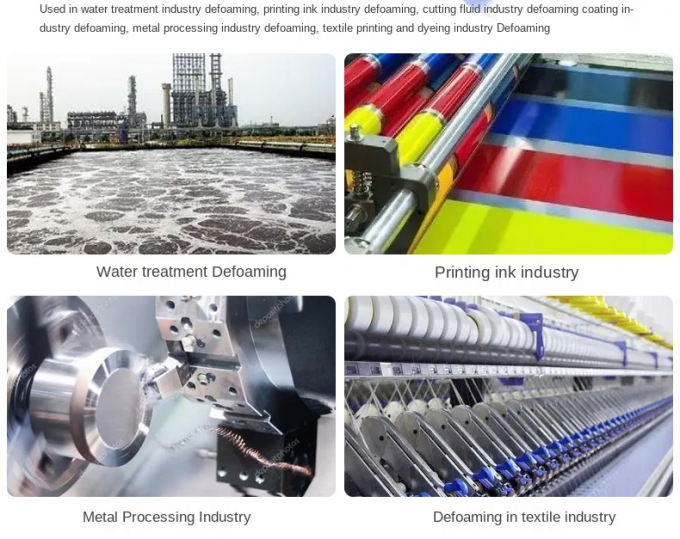 Промышленный Defoamer силикона подавления пены печатания ткани очистки сточных вод ранга крася 6