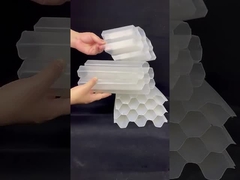 Средства массовой информации поселенца трубки Pp плиты ламеллы шестиугольного сота склонные